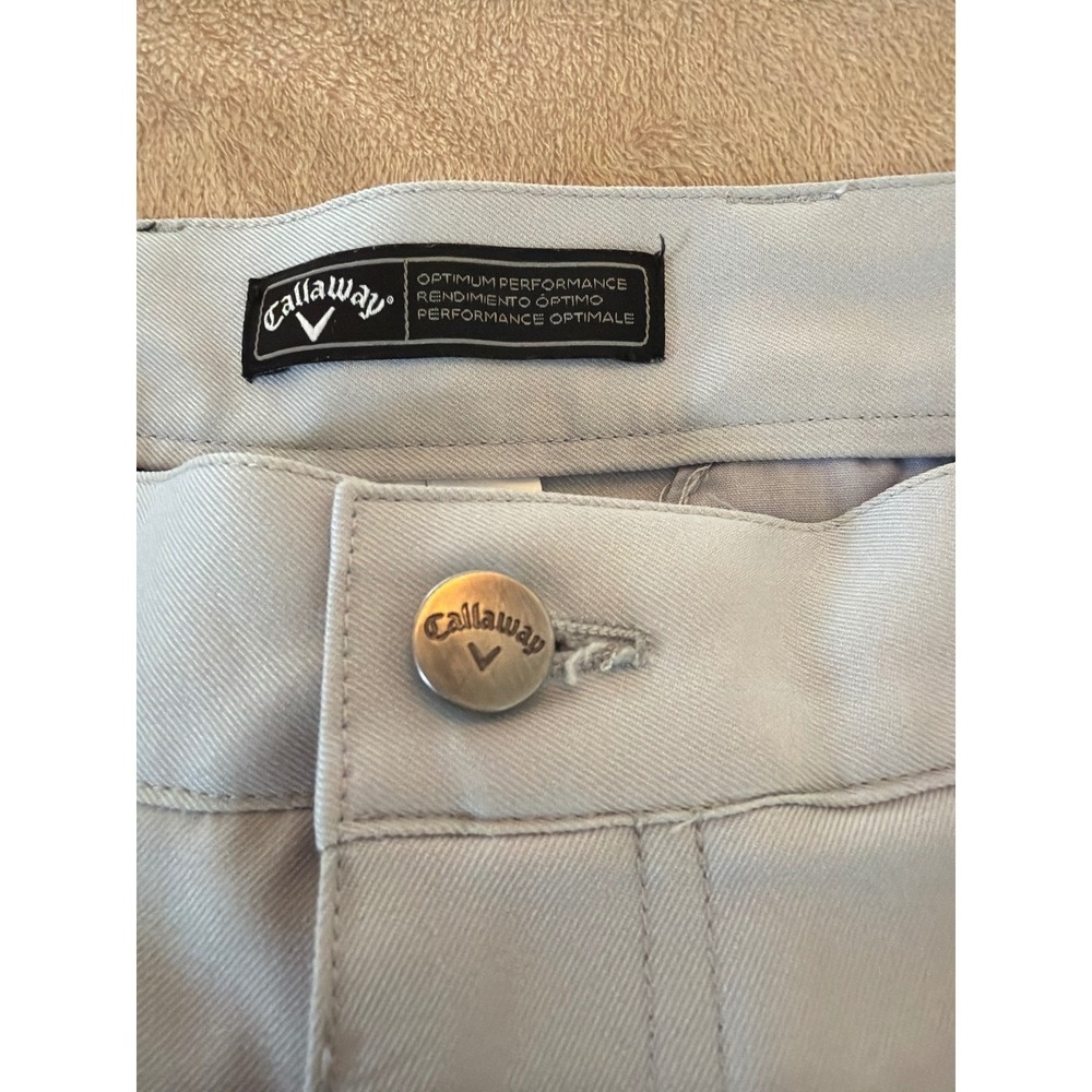 Callaway Mens Optimum Performance Golf Shorts Light Grey Size 32 Cargo casual